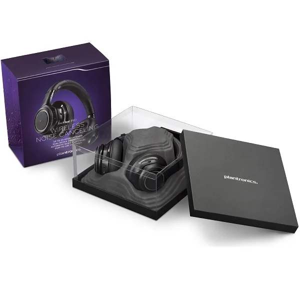 Plantronics BackBeat PRO Wireless Bluetooth Noise-Cancelling Over-Ear Headphone with Mic