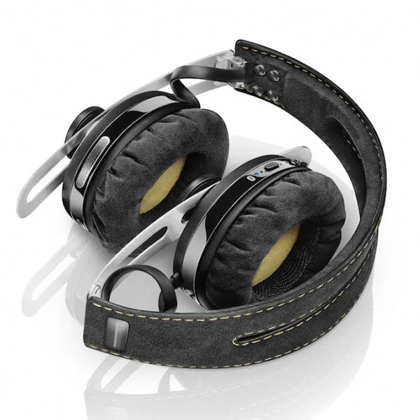 Sennheiser MOMENTUM On Ear (M2 OEBT) Wireless Bluetooth Noise-Cancelling On-Ear Headphone with Mic - Black