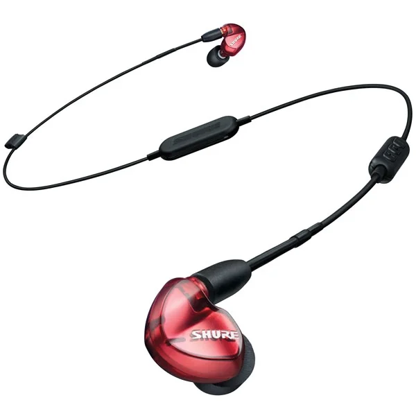 Shure SE535 Special Edition 3-Driver Wired/Wireless Bluetooth In-Ear Earphone with Mic - Red