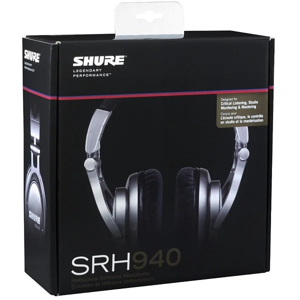 Shure SRH940 Studio Monitoring Over-Ear Headphone