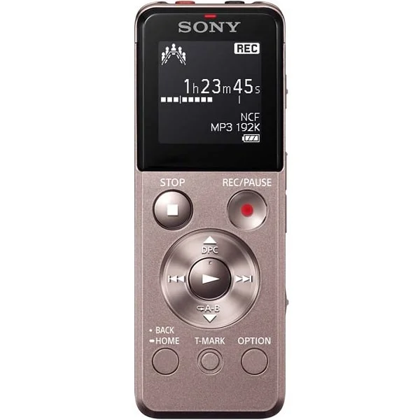 Sony ICD-UX543F Portable Digital Audio & Voice Recorder - Brown