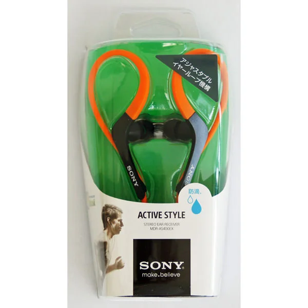 Sony MDR-AS400EX In-Ear Earphone - Orange