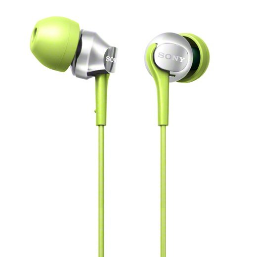 Sony MDR-EX100LP In-Ear Earphone - Lime