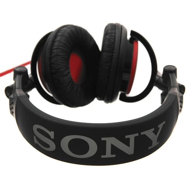 Sony MDR-V55 DJ-Style On-Ear Headphone - Red