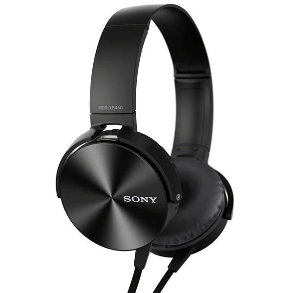 Sony MDR-XB450AP On-Ear Headphone with Mic - Black