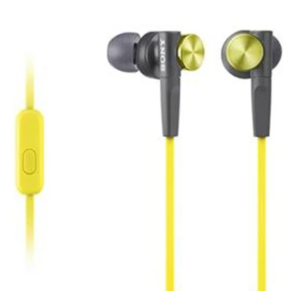 Sony MDR-XB50AP In-Ear Earphone with Mic - Yellow