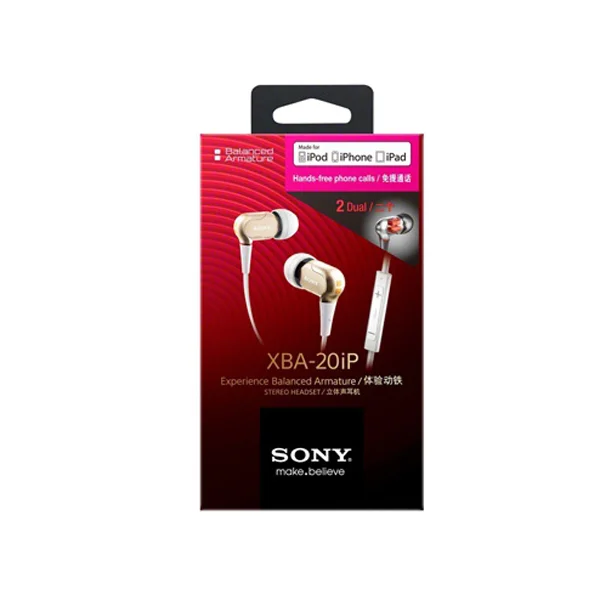Sony XBA-20IP In-Ear Earphone with Mic