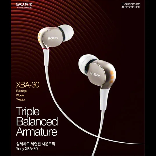 Sony XBA-30 In-Ear Earphone