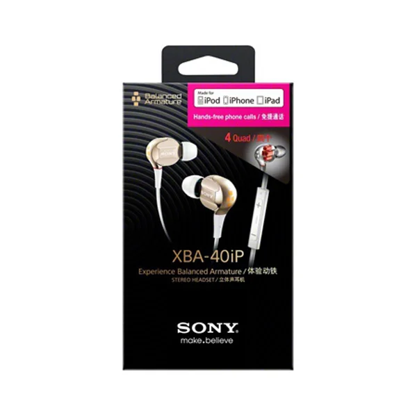 Sony XBA-40IP In-Ear Earphone with Mic