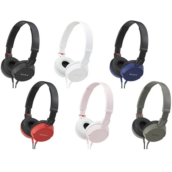 Sony MDR-ZX100 On-Ear Headphone - Red