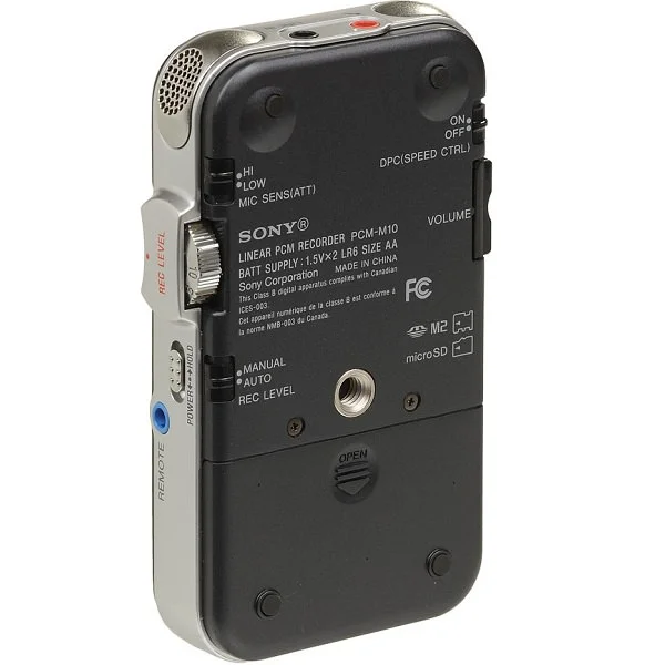Sony PCM-M10 Portable Digital Audio & Voice Recorder - Black