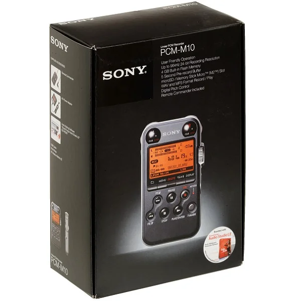 Sony PCM-M10 Portable Digital Audio & Voice Recorder - Black
