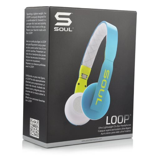 Soul by Ludacris LOOP On-Ear Headphone with Mic - Blue