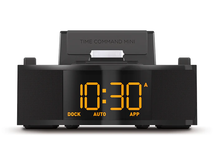 Stem Innovation Time Command Mini Compact Audio Dock Alarm Clock Radio