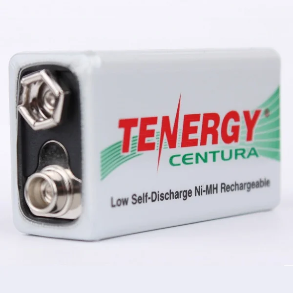 Tenergy Centura NiMH 9V 200mAh Low Self Discharge Rechargeable Battery