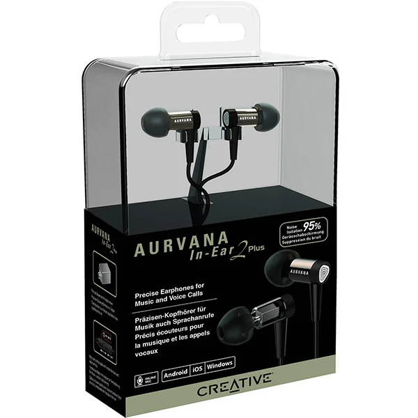 Creative Aurvana In-Ear2 Plus In-Ear Earphone with Mic