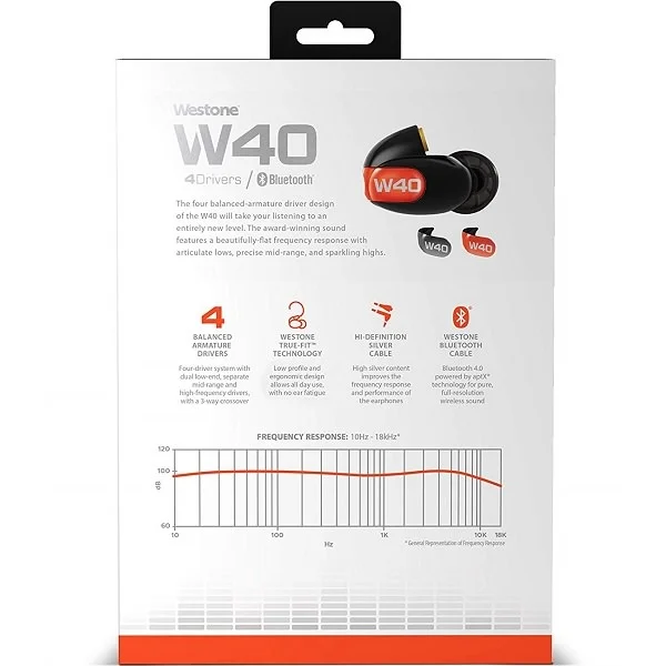 Westone W Series W40 4-Driver Wireless Bluetooth In-Ear Earphone