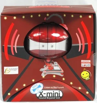 X-mini MAX II Capsule Portable Speaker - Red
