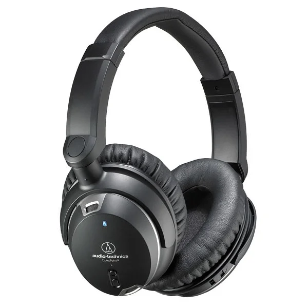 Audio-Technica ATH-ANC9 Noise-Cancelling Over-Ear Headphone with Mic