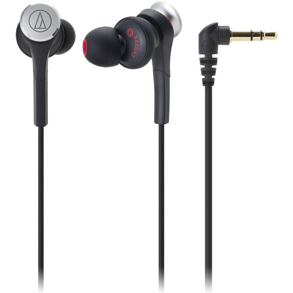 Audio-Technica ATH-CKS77X Dynamic Solid Bass In-Ear Earphone - Black