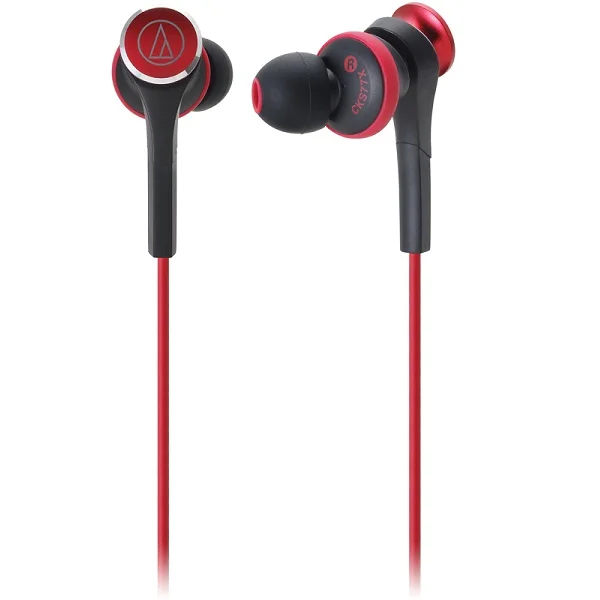 Audio-Technica ATH-CKS77X Dynamic Solid Bass In-Ear Earphone - Red