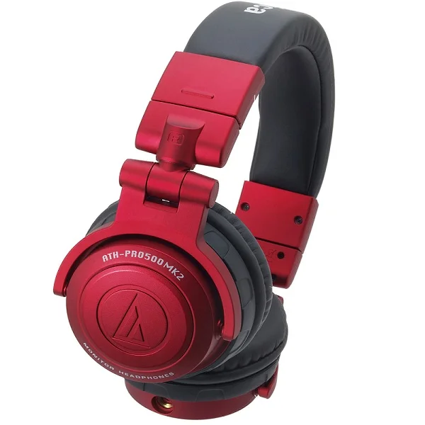 Audio-Technica ATH-PRO500MK2 Over-Ear Headphone - Red