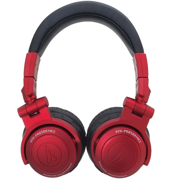 Audio-Technica ATH-PRO500MK2 Over-Ear Headphone - Red