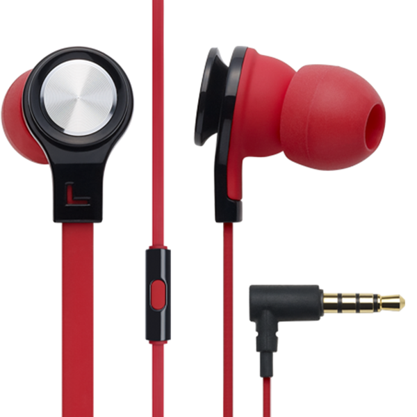 Cresyn C520S In-Ear Earphone with Mic - Red Cresyn C520S In-Ear Earphone with Mic - Red