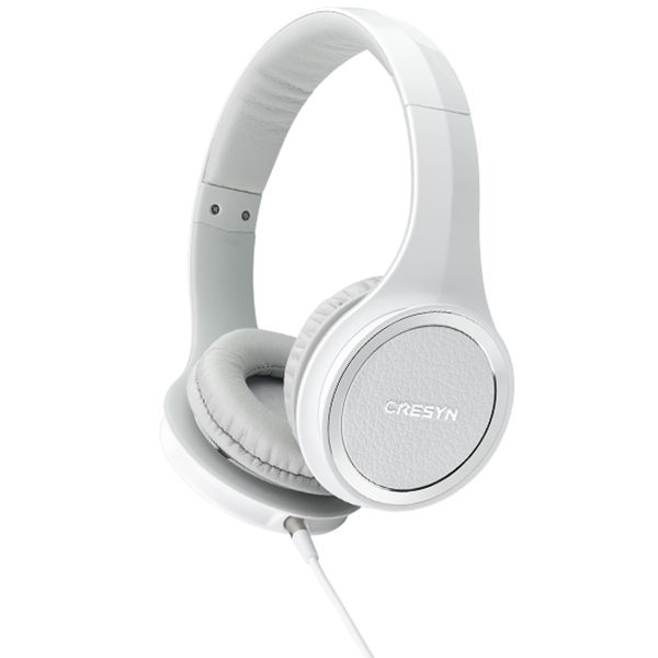 Cresyn C750H On-Ear Headphone with Mic - White Cresyn C750H On-Ear Headphone with Mic - White
