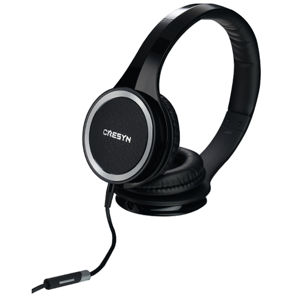 Cresyn C750H On-Ear Headphone with Mic - Black Cresyn C750H On-Ear Headphone with Mic - Black