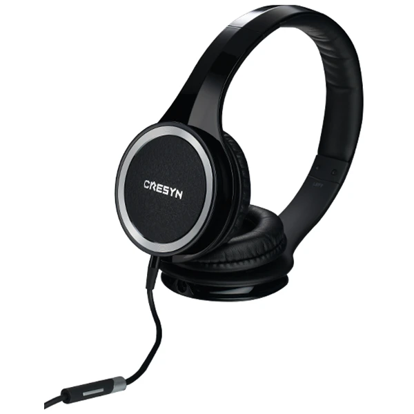 Cresyn C750H On-Ear Headphone with Mic - Black