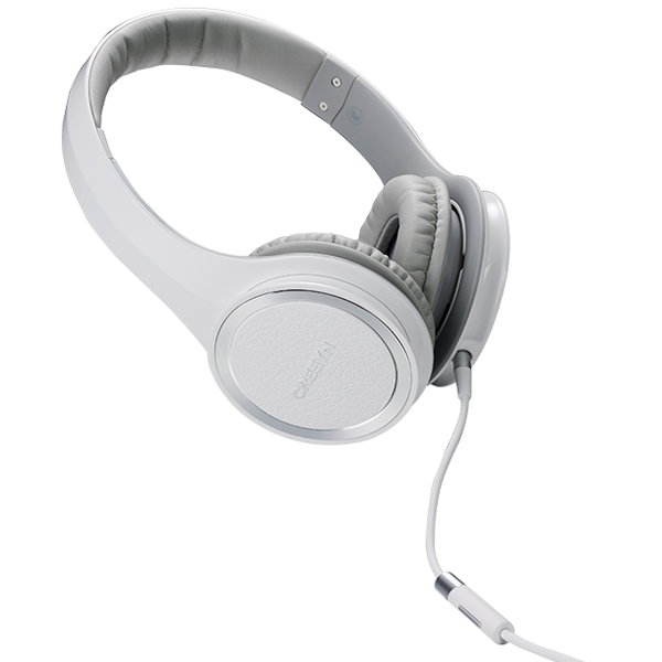Cresyn C750H On-Ear Headphone with Mic - White Cresyn C750H On-Ear Headphone with Mic - White