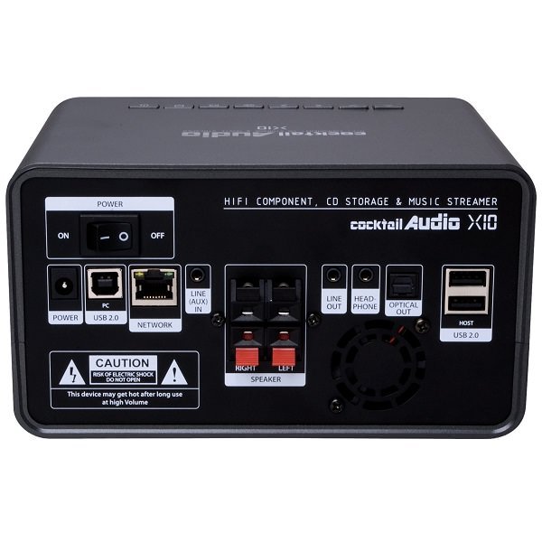 cocktailAudio X10 Component, CD Storage (Ripper) & Music Streamer All-in-one Smart Hi-Fi Media System