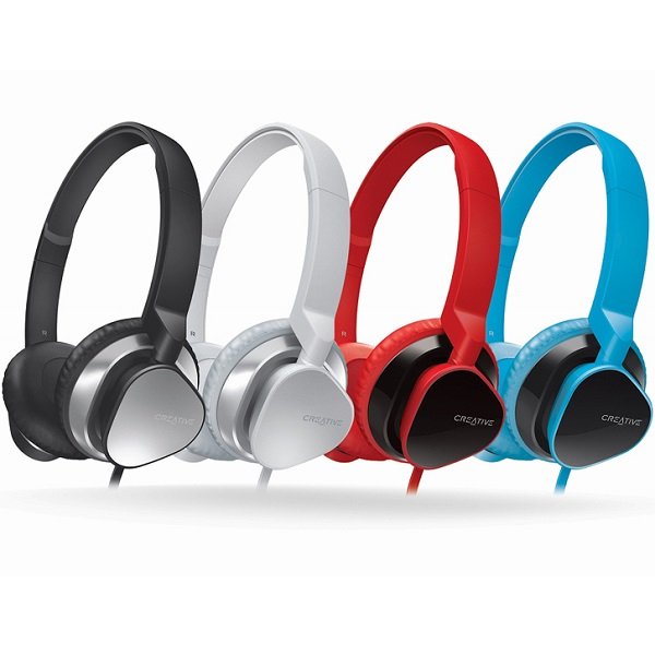 Creative Hitz MA2300 On-Ear Headphone with Mic - White Creative Hitz MA2300 On-Ear Headphone with Mic - White