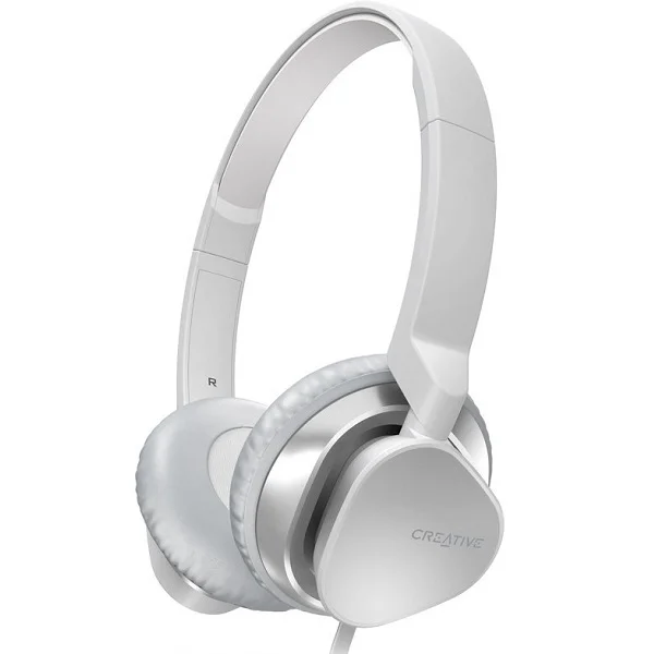 Creative Hitz MA2300 On-Ear Headphone with Mic - White