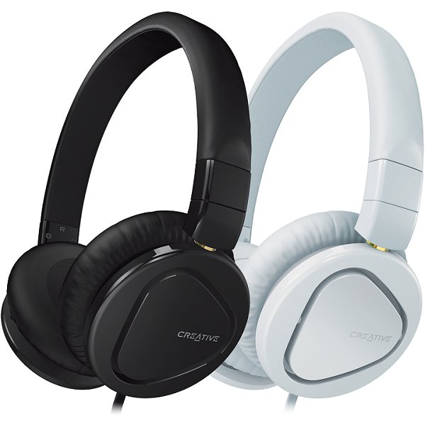 Creative Hitz MA2600 On-Ear Headphone with Mic - White Creative Hitz MA2600 On-Ear Headphone with Mic - White