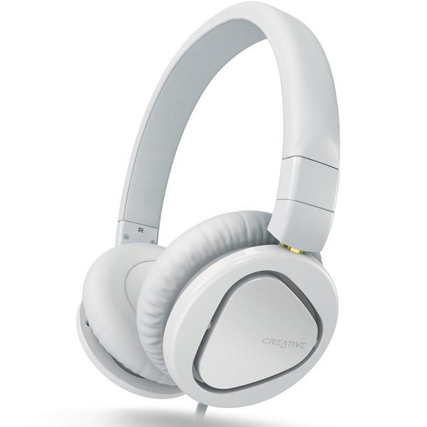 Creative Hitz MA2600 On-Ear Headphone with Mic - White Creative Hitz MA2600 On-Ear Headphone with Mic - White