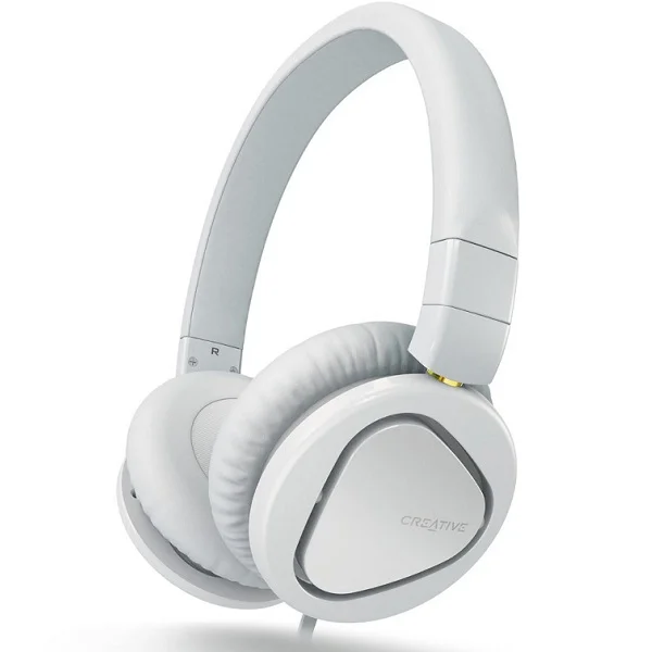 Creative Hitz MA2600 On-Ear Headphone with Mic - White
