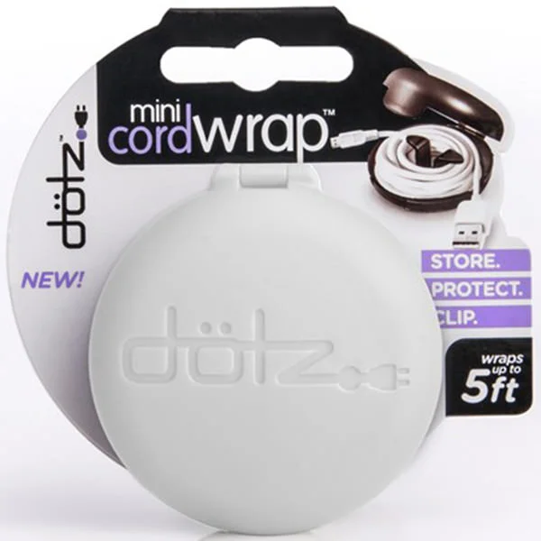 Dotz Mini Cord Wrap - White