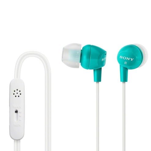 Sony DR-EX14VP In-Ear Earphone with Mic - Blue Sony DR-EX14VP In-Ear Earphone with Mic - Blue