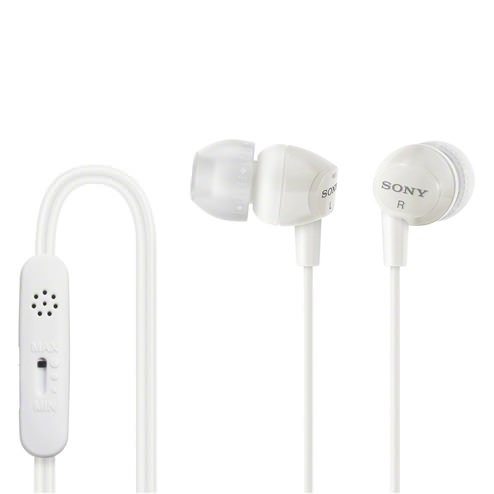 Sony DR-EX14VP In-Ear Earphone with Mic - White Sony DR-EX14VP In-Ear Earphone with Mic - White