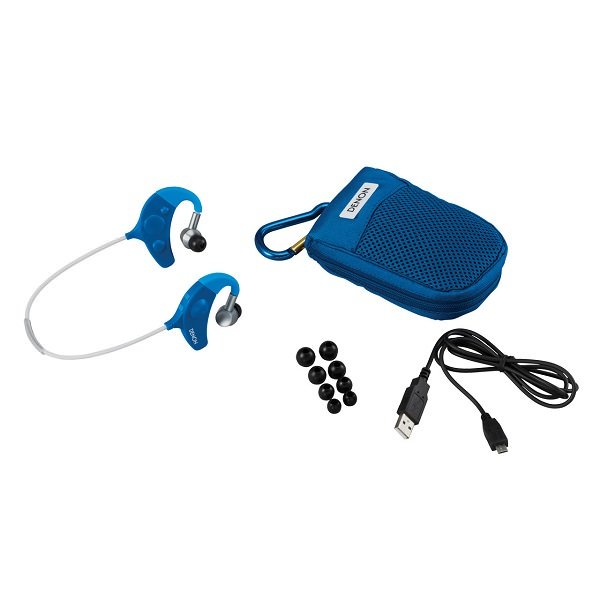 Denon AH-W150 Wireless Bluetooth Neckband In-ear Earphone with Mic - Blue Denon AH-W150 Wireless Bluetooth Neckband In-ear Earphone with Mic - Blue