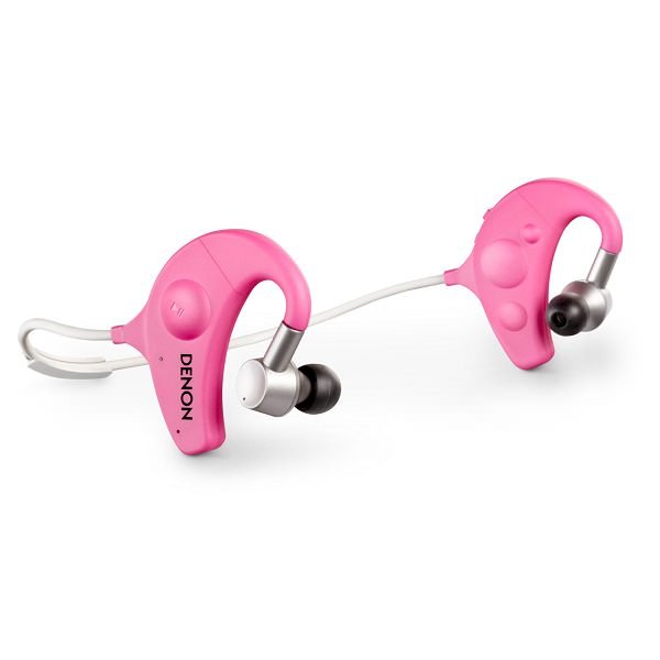 Denon AH-W150 Wireless Bluetooth Neckband In-ear Earphone with Mic - Pink Denon AH-W150 Wireless Bluetooth Neckband In-ear Earphone with Mic - Pink
