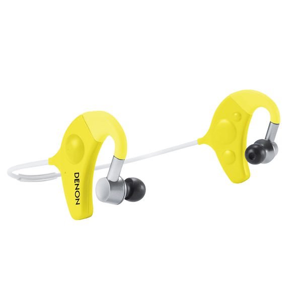 Denon AH-W150 Wireless Bluetooth Neckband In-ear Earphone with Mic - Yellow Denon AH-W150 Wireless Bluetooth Neckband In-ear Earphone with Mic - Yellow