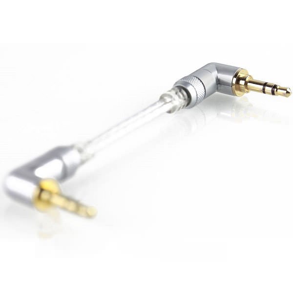 FiiO L17 Right-angle 3.5mm to Right-angle 3.5mm PCOCC-A Copper Interconnect Cable FiiO L17 Right-angle 3.5mm to Right-angle 3.5mm PCOCC-A Copper Interconnect Cable