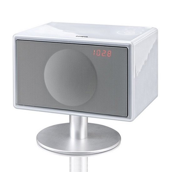 Geneva Sound System Model S Wireless Bluetooth Speaker System - Gloss White Geneva Sound System Model S Wireless Bluetooth Speaker System - Gloss White