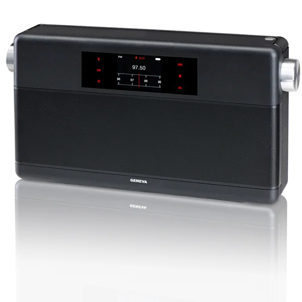 Geneva WorldRadio Wireless Bluetooth Speaker - Black