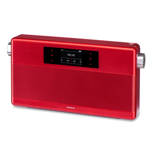 Geneva WorldRadio Wireless Bluetooth Speaker - Red Geneva WorldRadio Wireless Bluetooth Speaker - Red