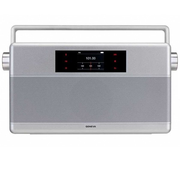 Geneva WorldRadio Wireless Bluetooth Speaker - Silver Geneva WorldRadio Wireless Bluetooth Speaker - Silver