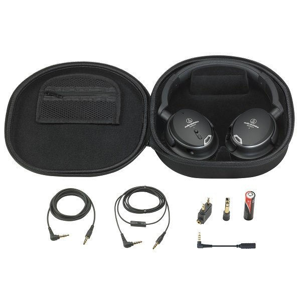 Audio-Technica ATH-ANC9 Noise-Cancelling Over-Ear Headphone with Mic Audio-Technica ATH-ANC9 Noise-Cancelling Over-Ear Headphone with Mic